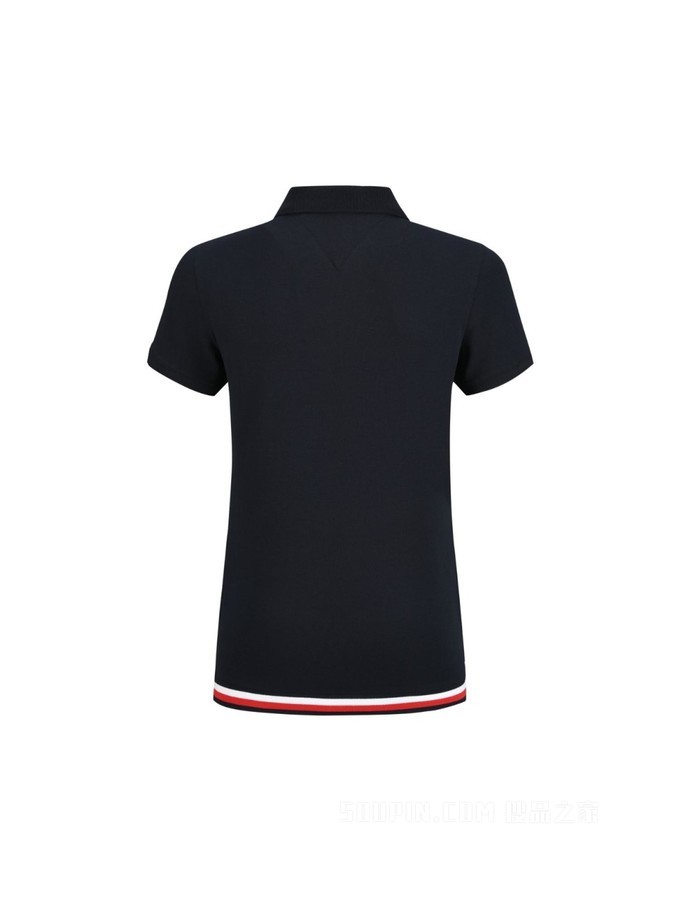 Tommy 22新款春夏女装短袖POLO衫WW0WW34650