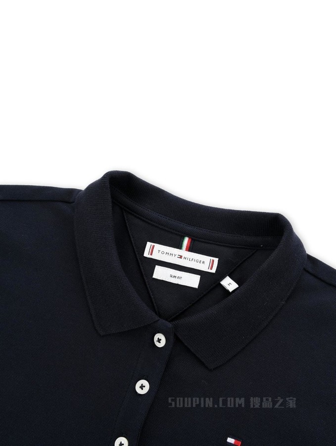 Tommy 22新款春夏女装短袖POLO衫WW0WW34650