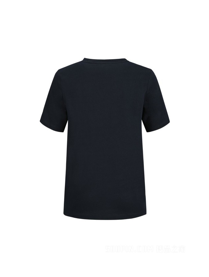 Tommy 22新款春夏女装休闲纯棉纯色旗标字母刺绣圆领短袖T恤33522