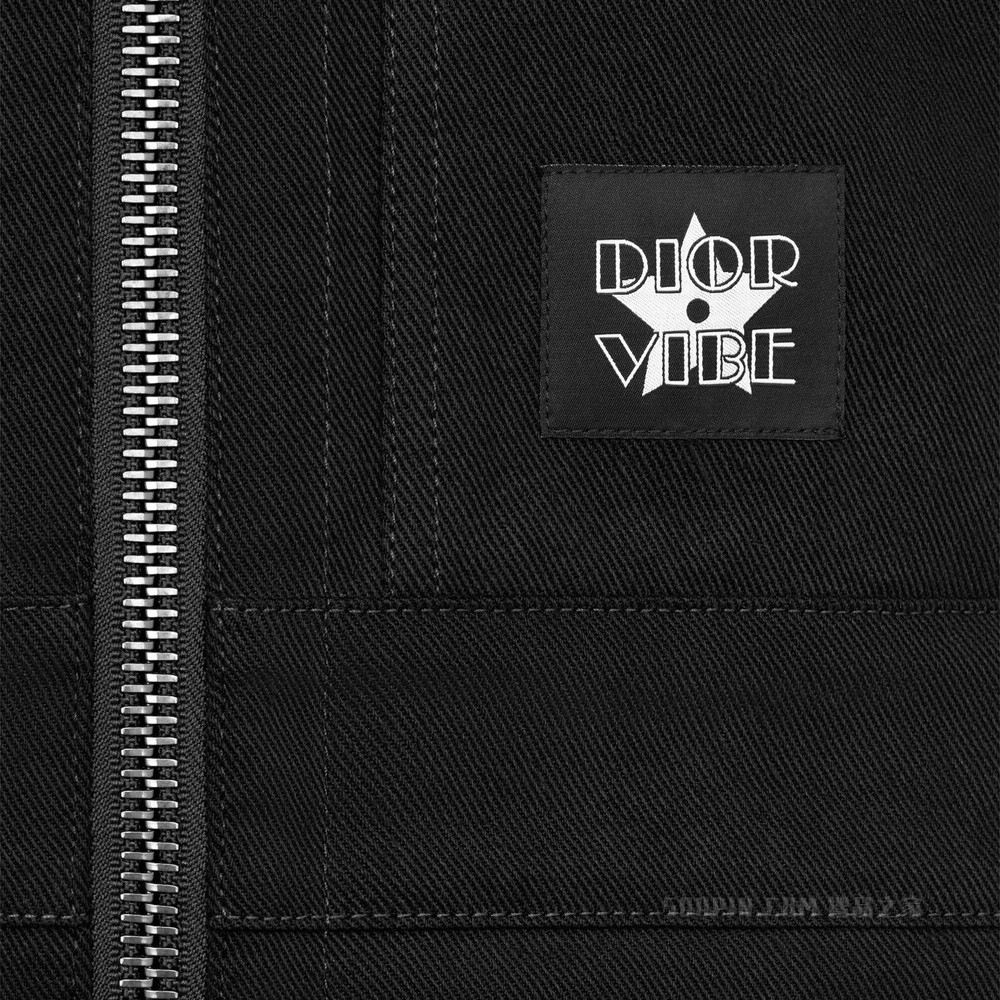 Dior Vibe 连体衣 黑色弹性棉质混纺
