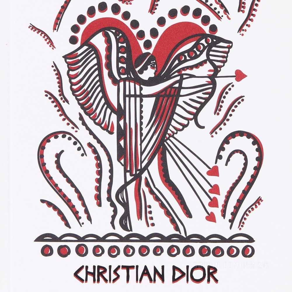 大号笔记本 红色 Dior Cupidon 图案