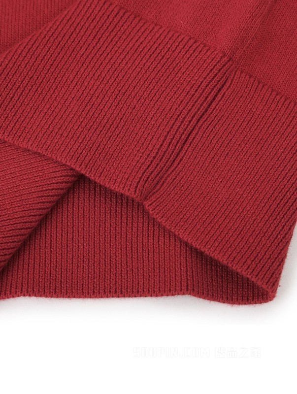 Tommy【新春系列】22新款虎年女装红本命年毛衣针织开衫33094