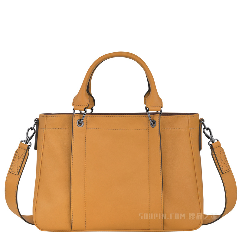 Longchamp 3D 手提包小号 - 米色