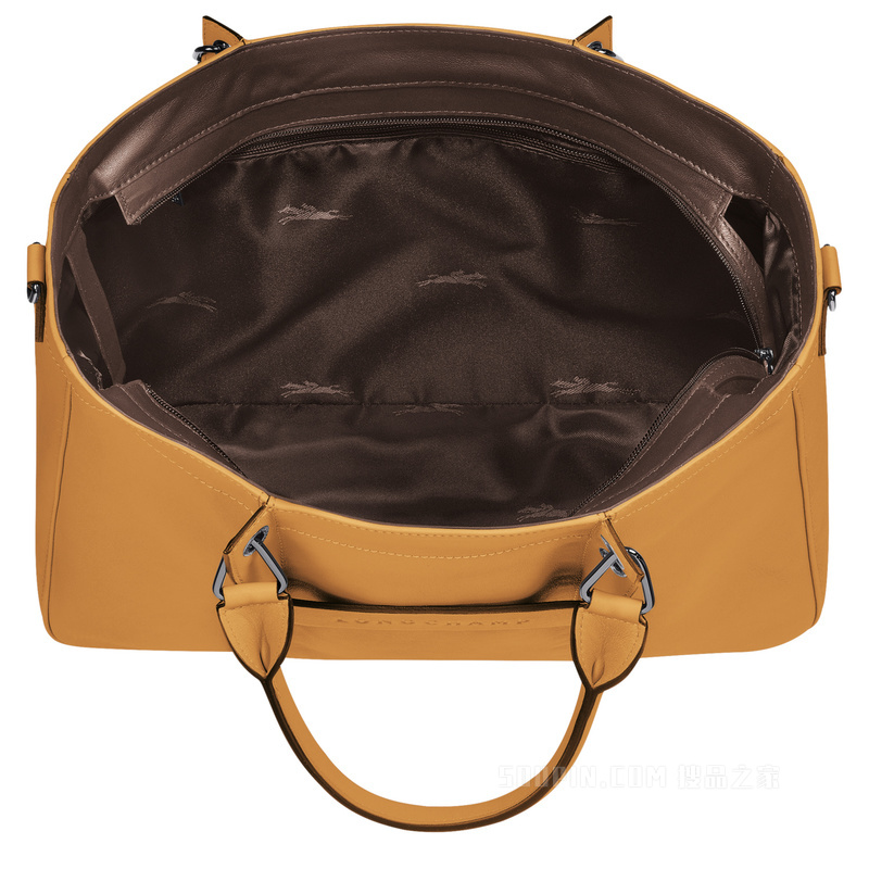 Longchamp 3D 手提包中号 - 米色