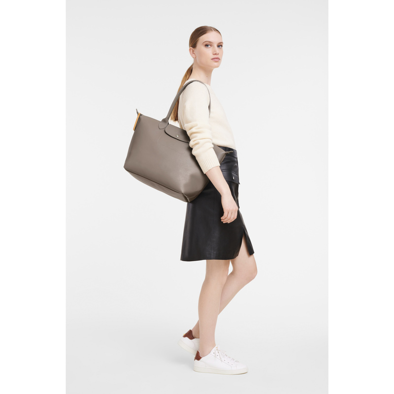 Le Pliage City L 号购物袋 - 米色