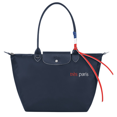 Le Pliage Très Paris L 号购物袋 - 蓝色