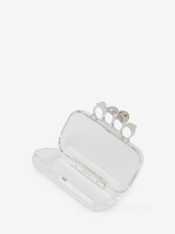 Skull四指节环手拿包