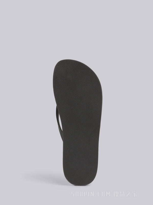 条纹橡胶人字拖鞋