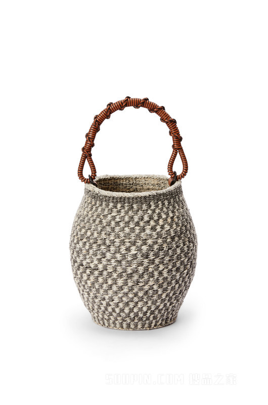 纸和牛皮革 Jiseung Bucket 手袋