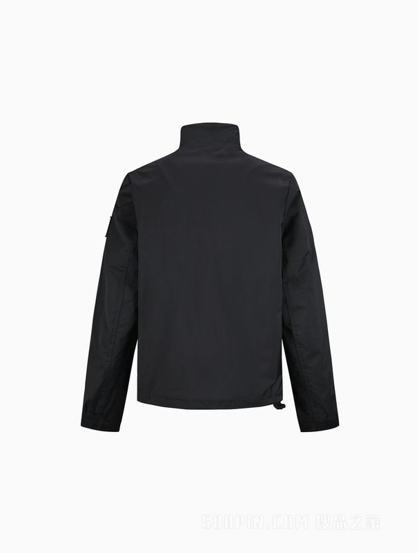 Calvin Klein 22春季新款男士简约立领正反LOGO单夹克外套ZM01839