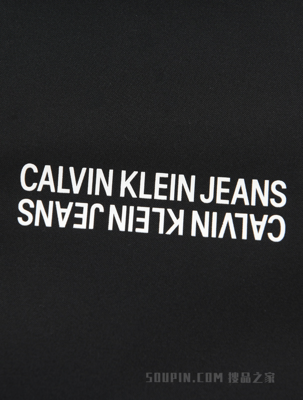 Calvin Klein 22春季新款男士简约立领正反LOGO单夹克外套ZM01839