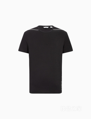Calvin Klein 22春夏新款男士时尚圆领线形字母印花透气短袖T恤40HC402