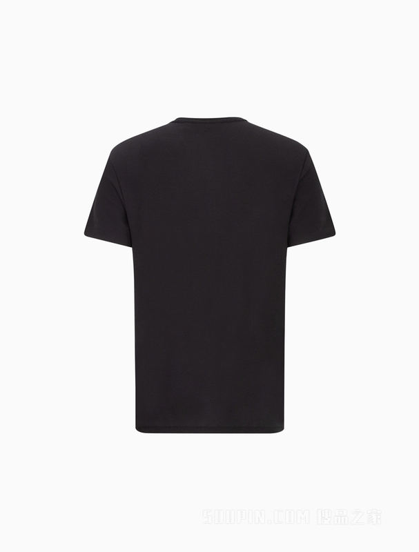 Calvin Klein 22春夏新款男士时尚圆领线形字母印花透气短袖T恤40HC402