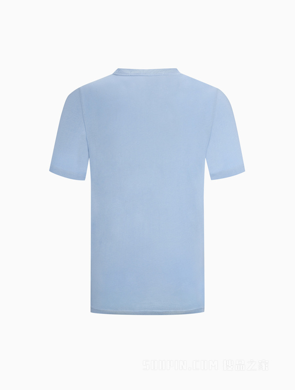 Calvin Klein 22春季新款男士休闲圆领菱形印花纯棉透气短袖T恤ZM01900