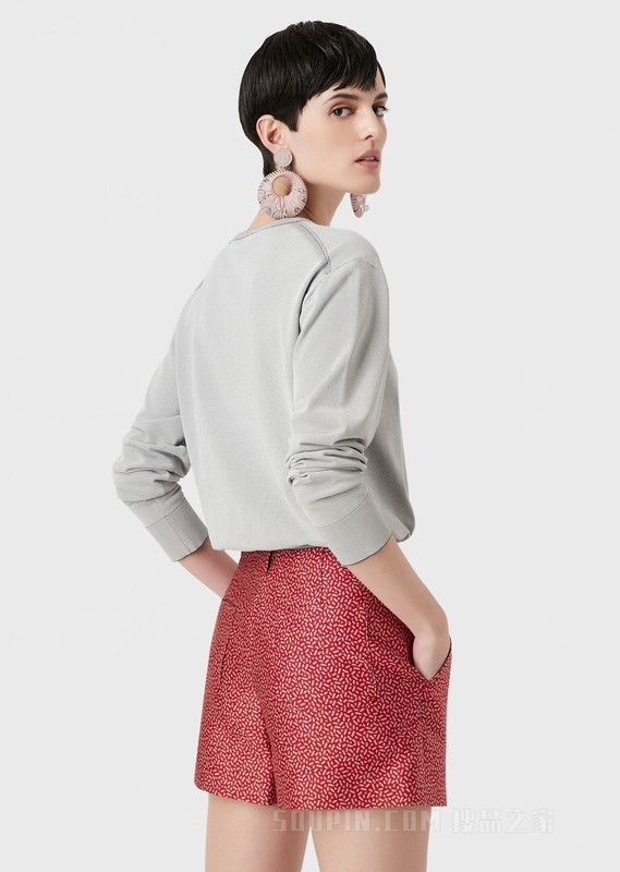 渐变色徽标柔软针织衫 | Giorgio Armani