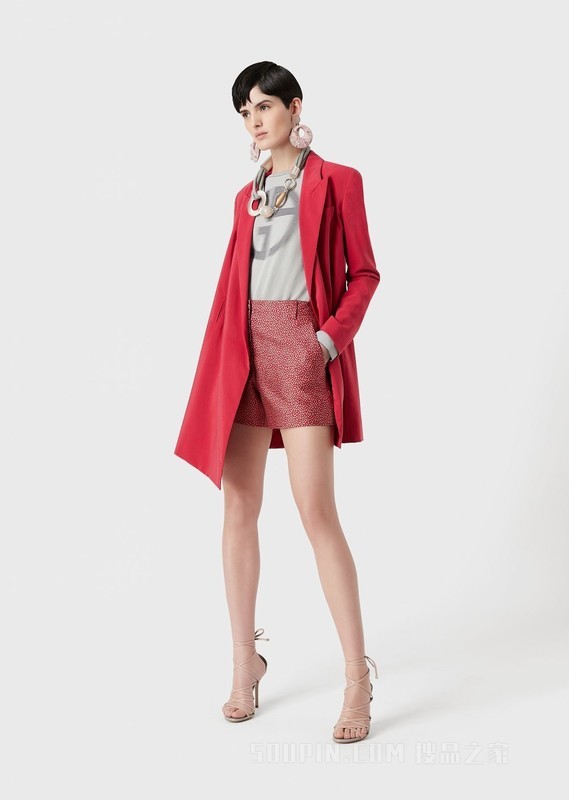 渐变色徽标柔软针织衫 | Giorgio Armani