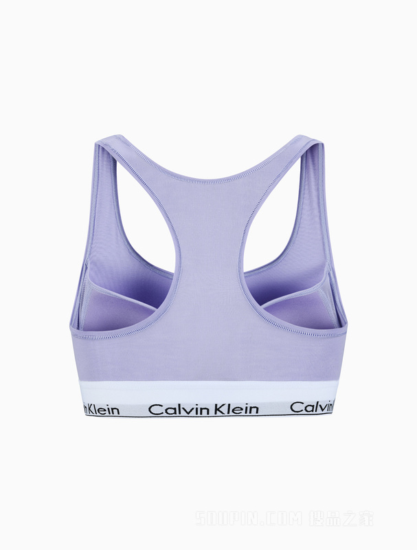 【摩登引力带】Calvin Klein 22春季女士棉质透气薄垫背心式文胸F3785AD