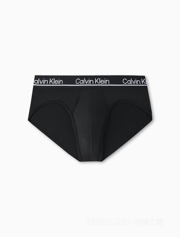 Calvin Klein 22春季男士三条装循环LOGO弹力轻薄透气三角内裤NP2442O