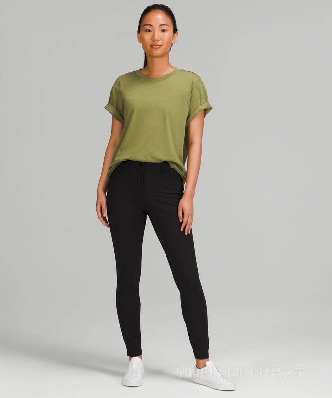 City Sleek 女士修身高腰长裤