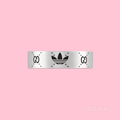 adidas x Gucci联名系列刻花戒指 925纯银