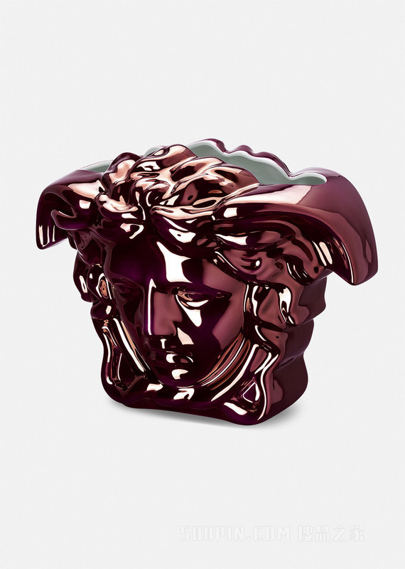 Medusa Grande紫红色花瓶30cm