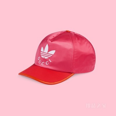 adidas x Gucci联名系列棒球帽 粉色