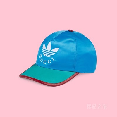 adidas x Gucci联名系列棒球帽 蓝色