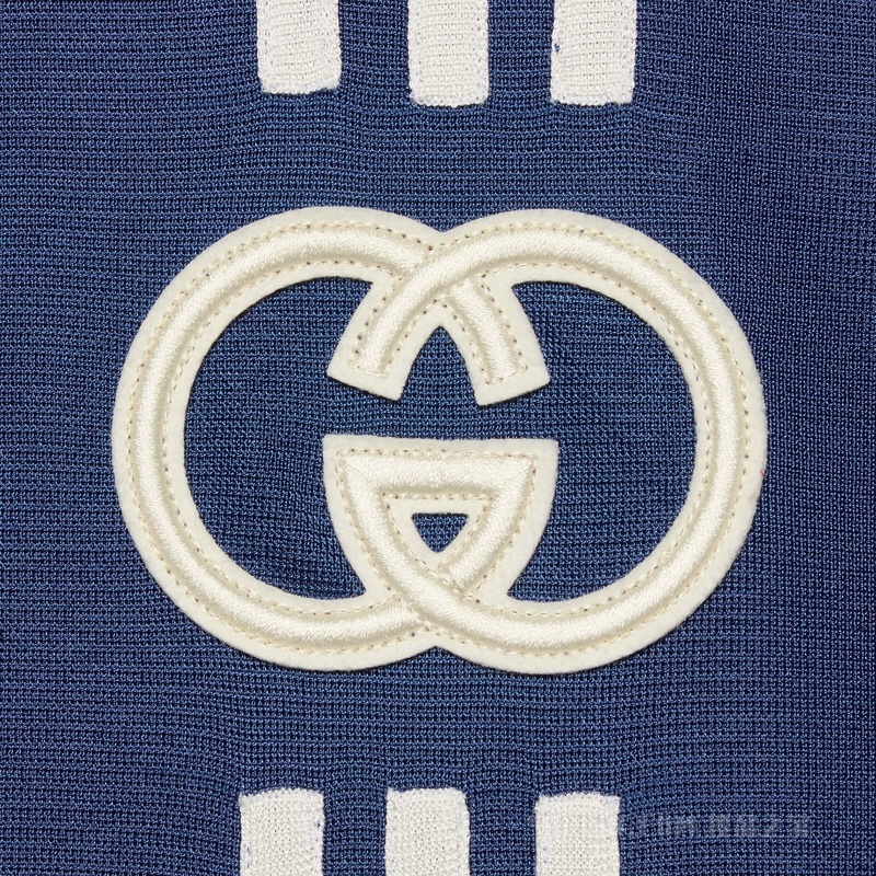 adidas x Gucci联名系列衬衫 蓝色