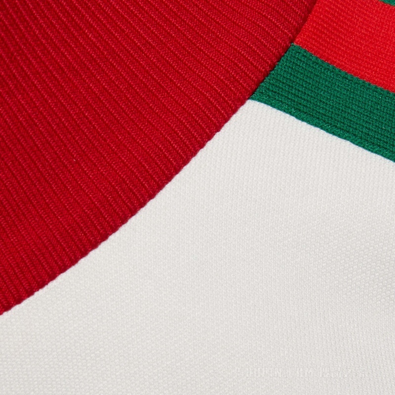 adidas x Gucci联名系列针织棉夹克 白色