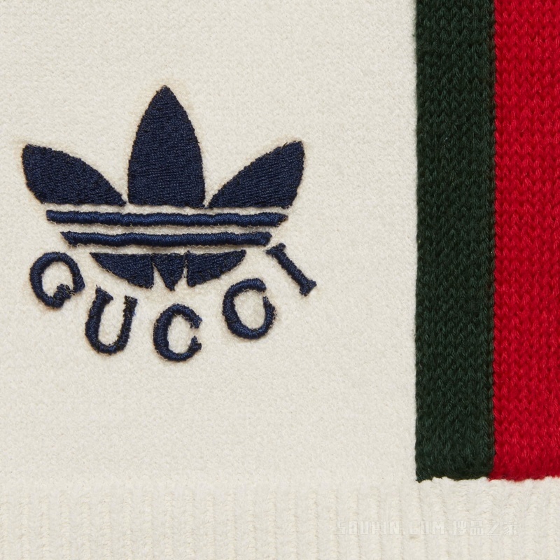 adidas x Gucci联名系列短裤 白色