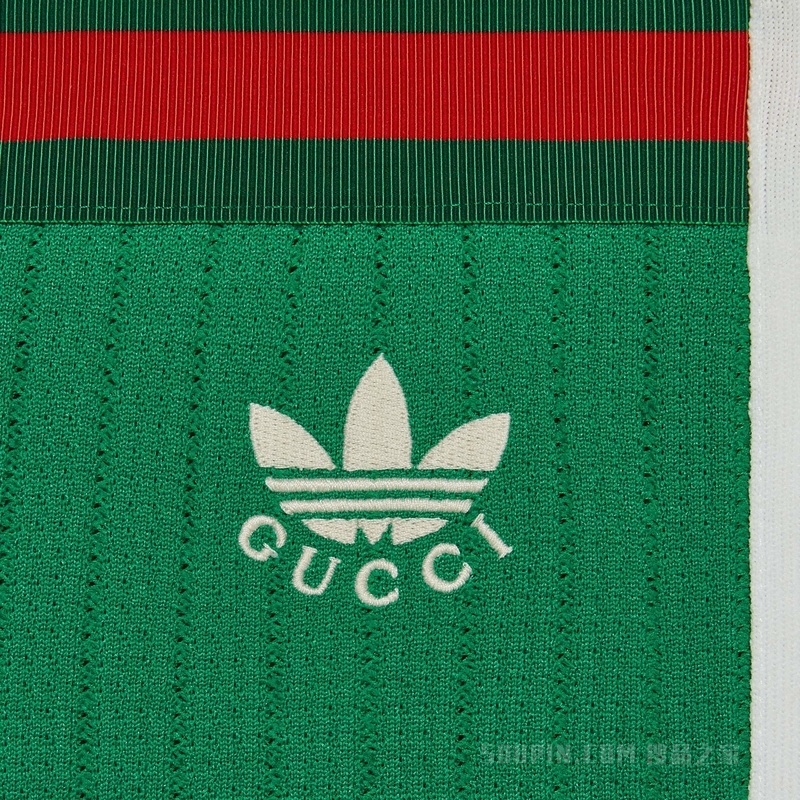 adidas x Gucci联名系列针织运动长裤 绿色