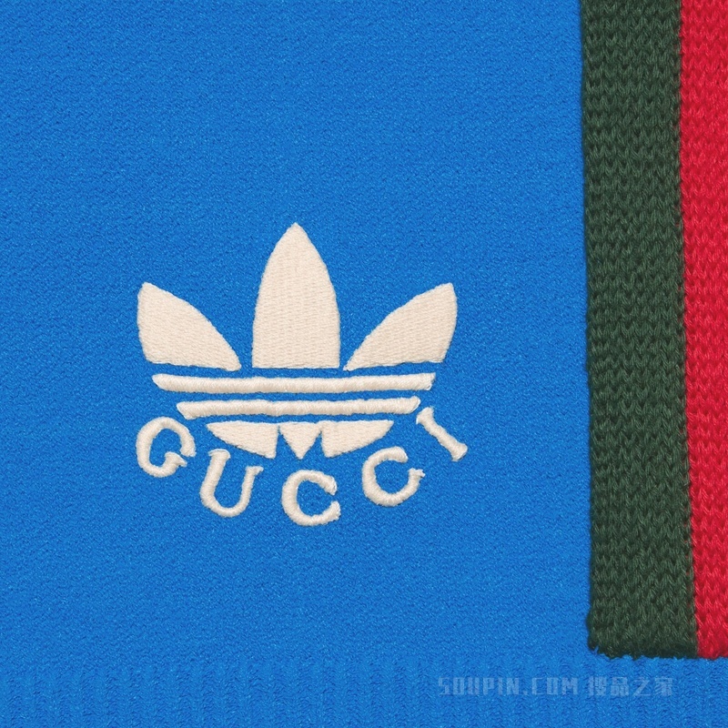 adidas x Gucci联名系列短裤 蓝色