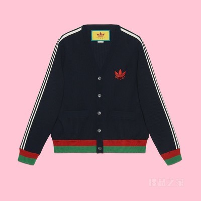 adidas x Gucci联名系列开衫 深蓝色