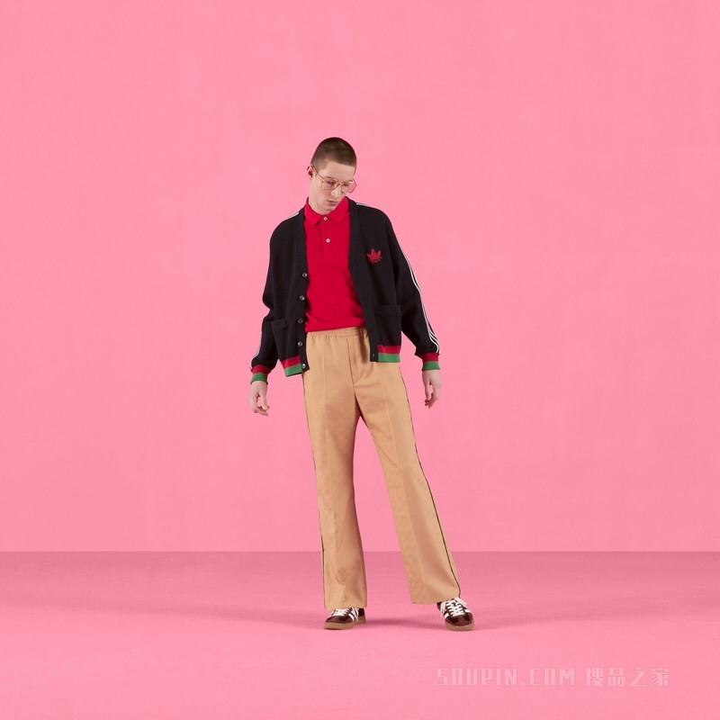 adidas x Gucci联名系列开衫 深蓝色