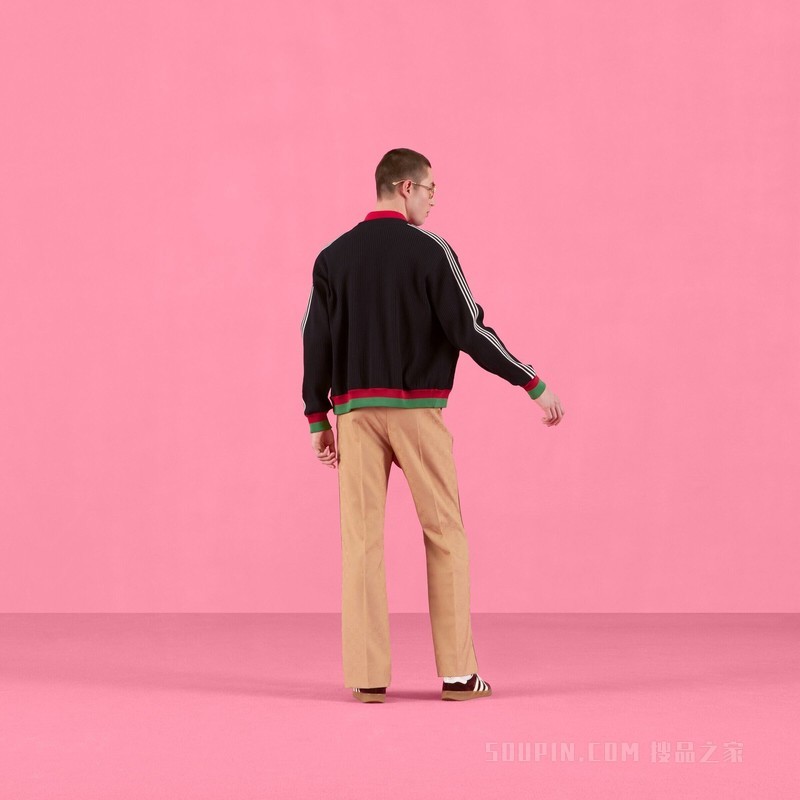 adidas x Gucci联名系列开衫 深蓝色