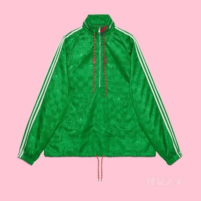 adidas x Gucci大GG夹克 绿色