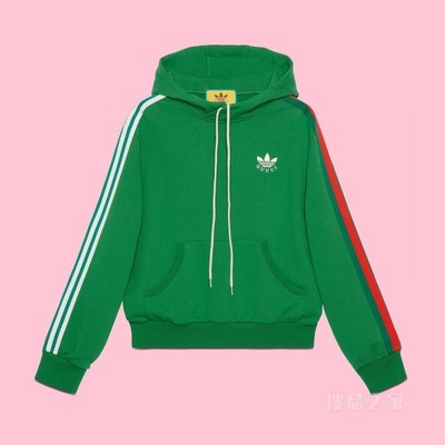 adidas x Gucci联名系列棉质卫衣 绿色