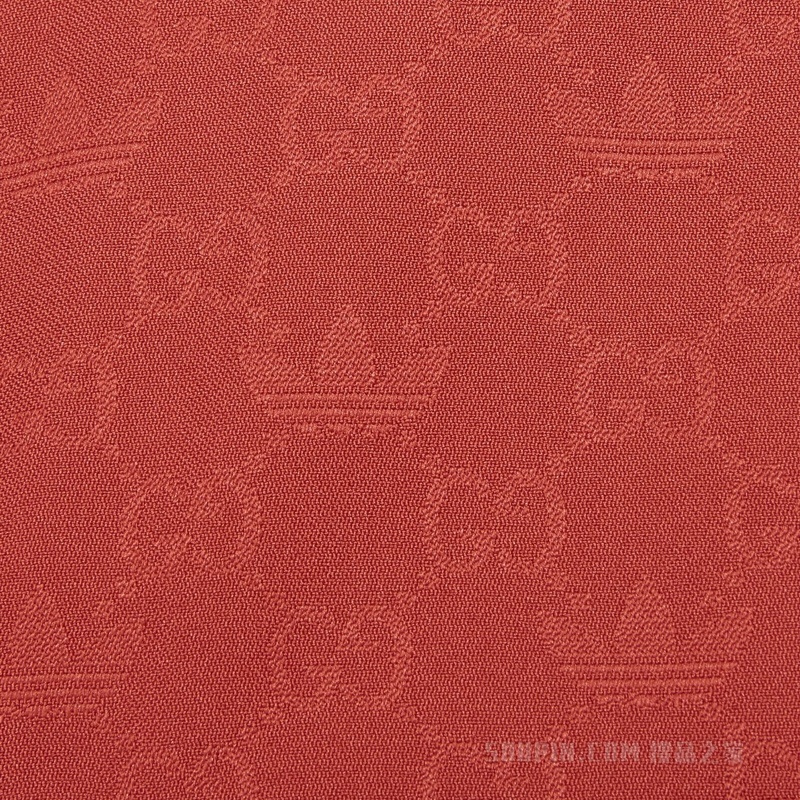 adidas x Gucci联名系列GG Trefoil提花夹克 砖红色
