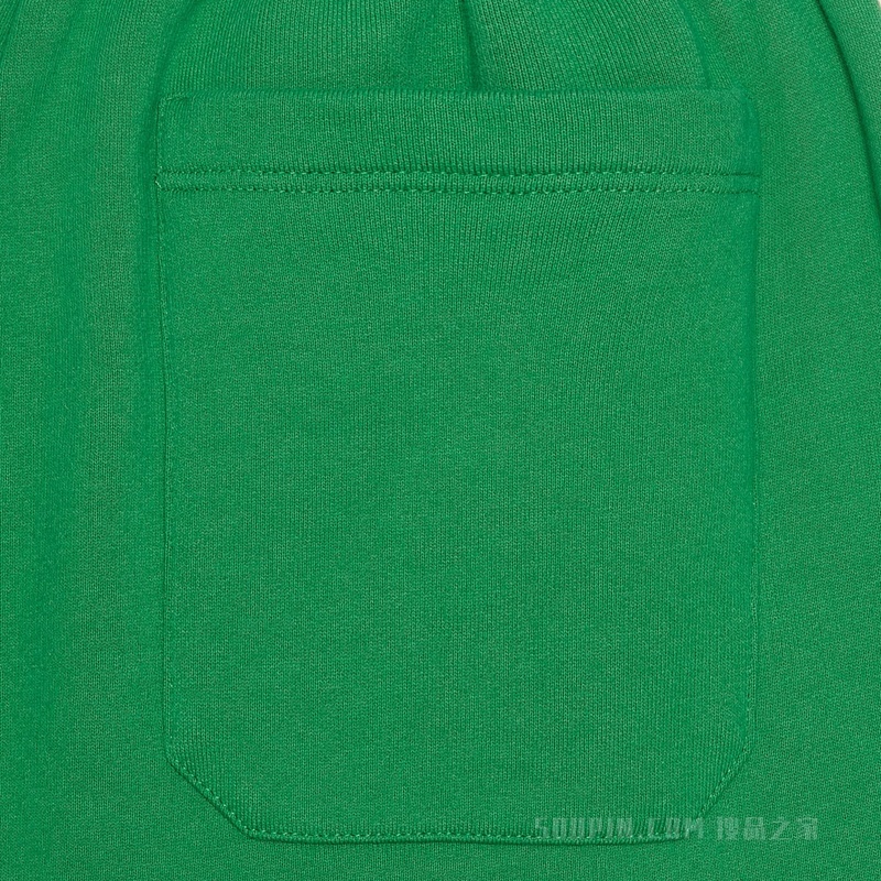 adidas x Gucci联名系列棉质短裤 绿色