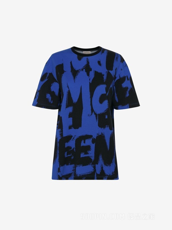 McQueen Graffiti T恤