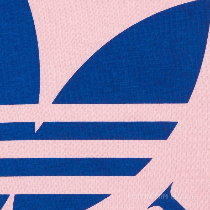 adidas x Gucci联名系列短款T恤 粉色