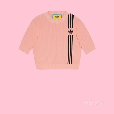 adidas x Gucci联名系列针织衫 粉色