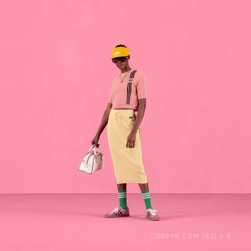 adidas x Gucci联名系列针织衫 粉色