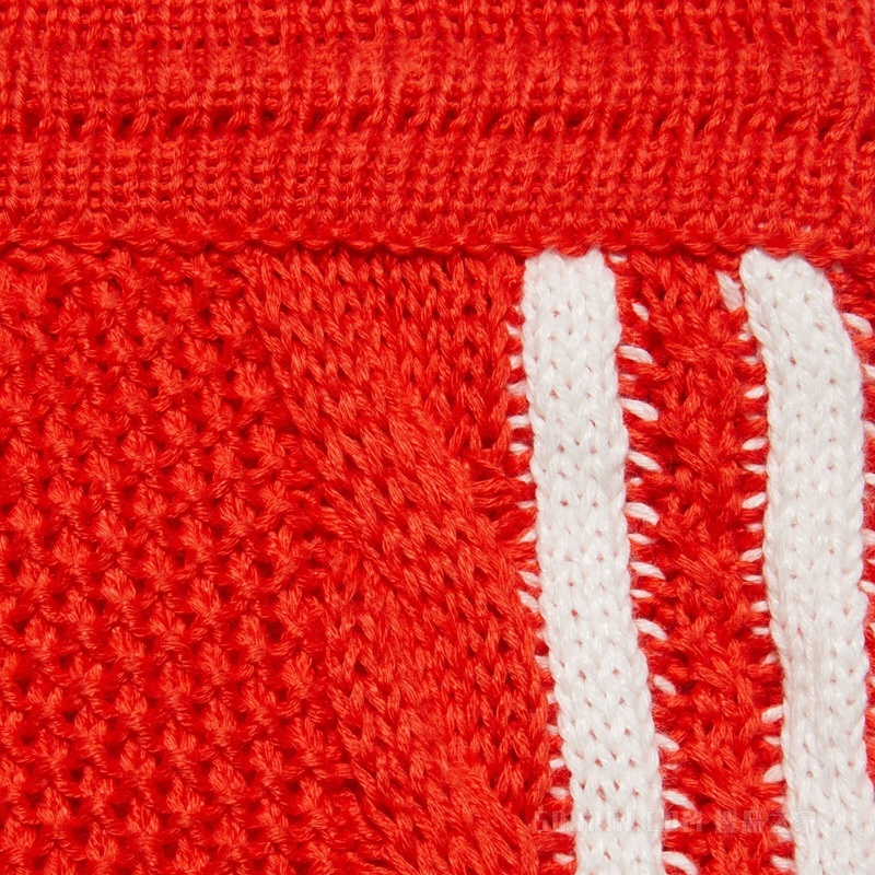 adidas x Gucci联名系列针织短裤 红色