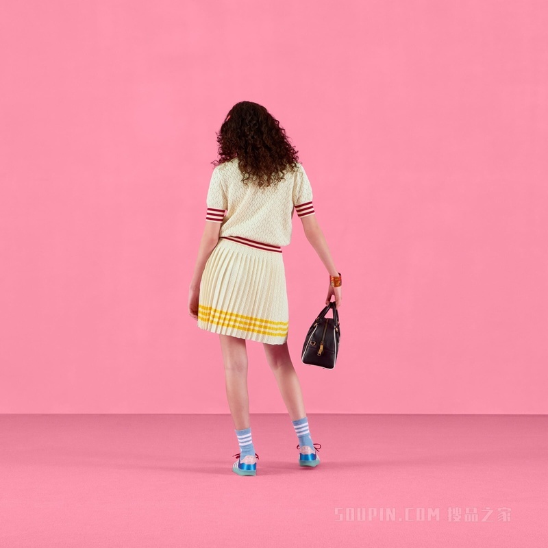 adidas x Gucci联名系列棉质Polo衫 白色