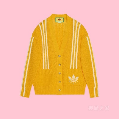 adidas x Gucci联名系列开衫 黄色