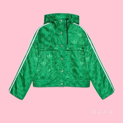 adidas x Gucci联名系列飞行员夹克 绿色