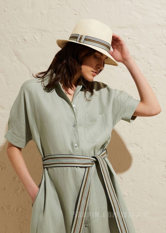 The Suitcase Stripe Ingrid 帽子 稻草
