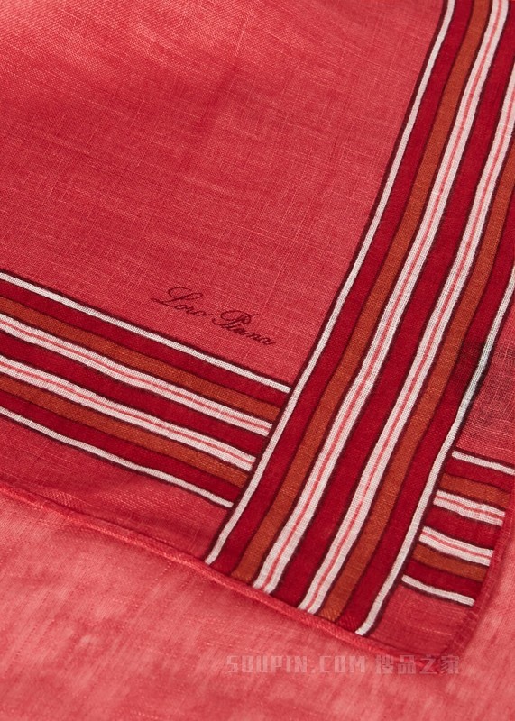 The Suitcase Stripe 方巾 亚麻