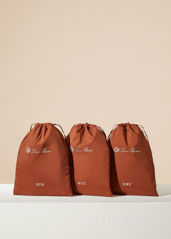 The Suitcase Stripe 托特包 棉 , 亚麻